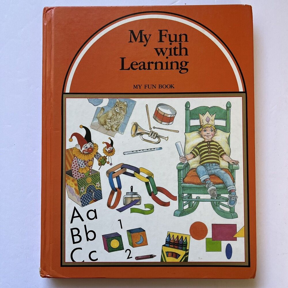 My Fun With Learning My Fun Book Vintage Hardcover
